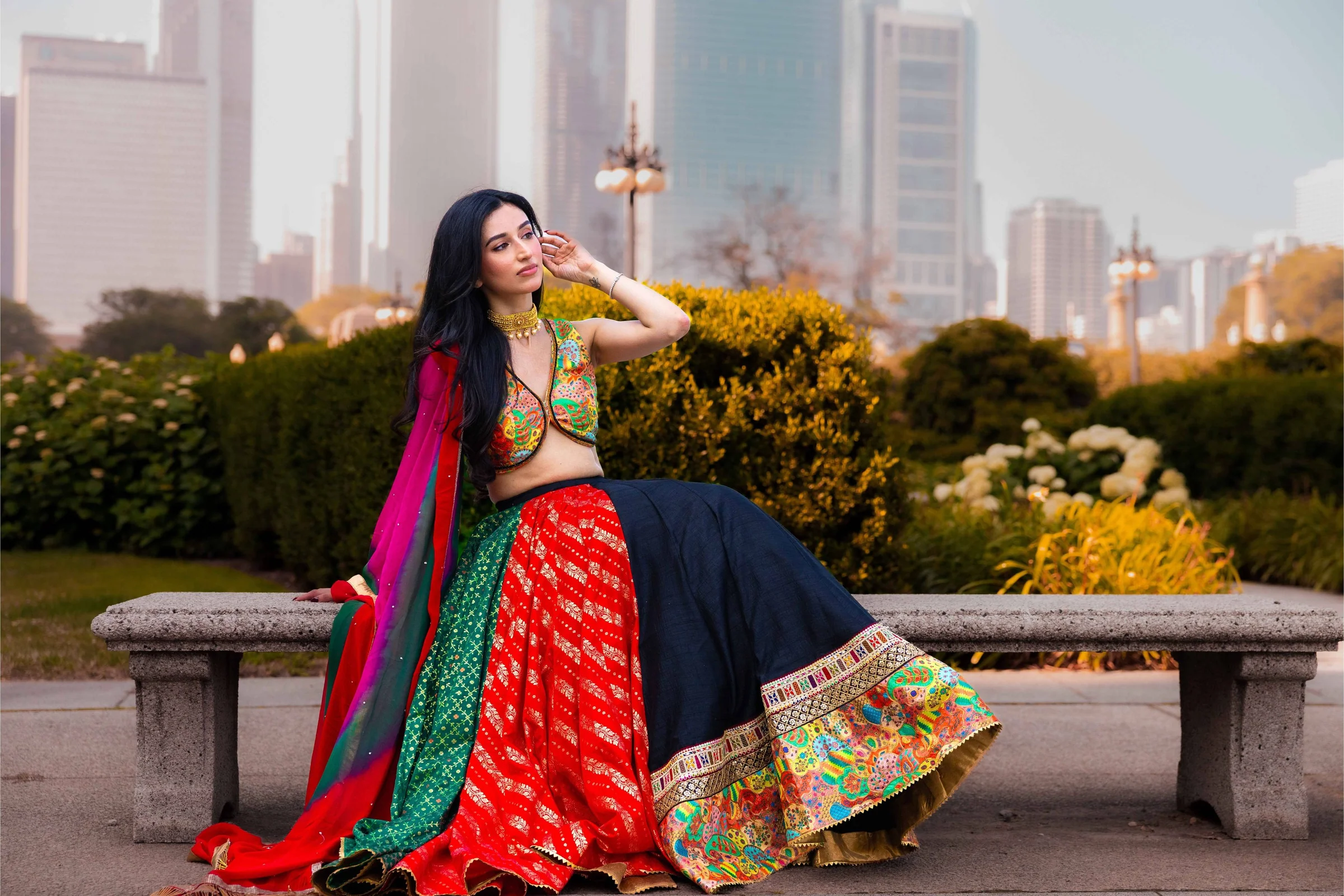 Modern Elegance Meets Indian Tradition