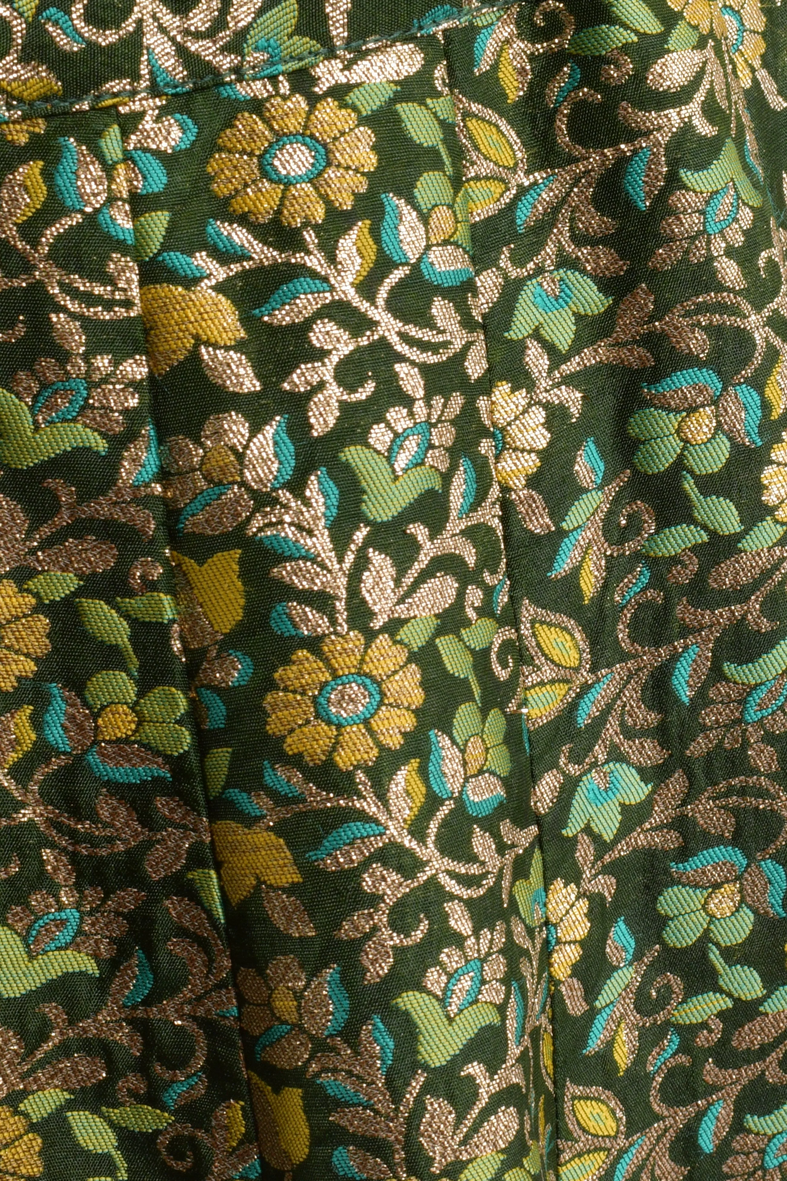 Green Banarasi Lehenga Choli Set for Women - Image 3