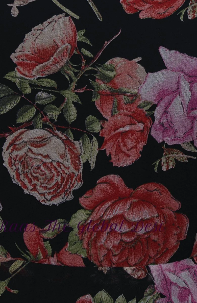 Floral Printed Long Dress - Image 4