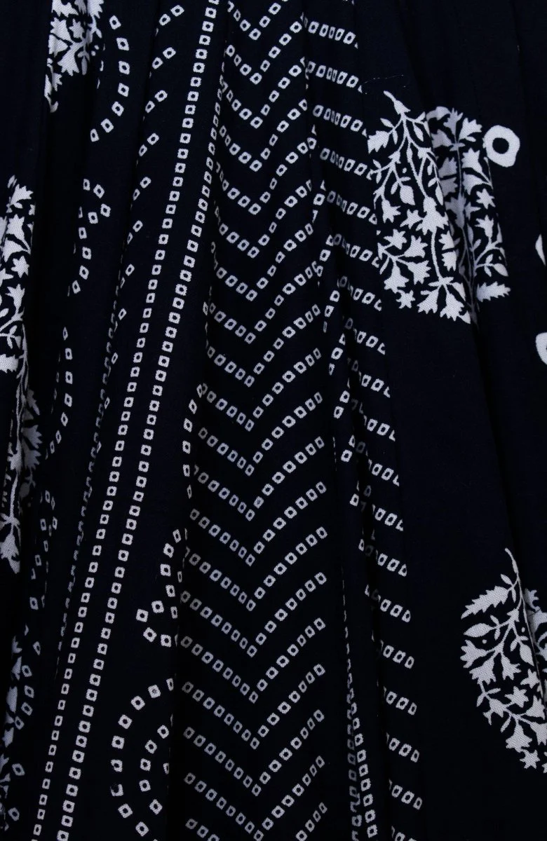 Navy Blue Full Flare Chaniya Choli - Image 7