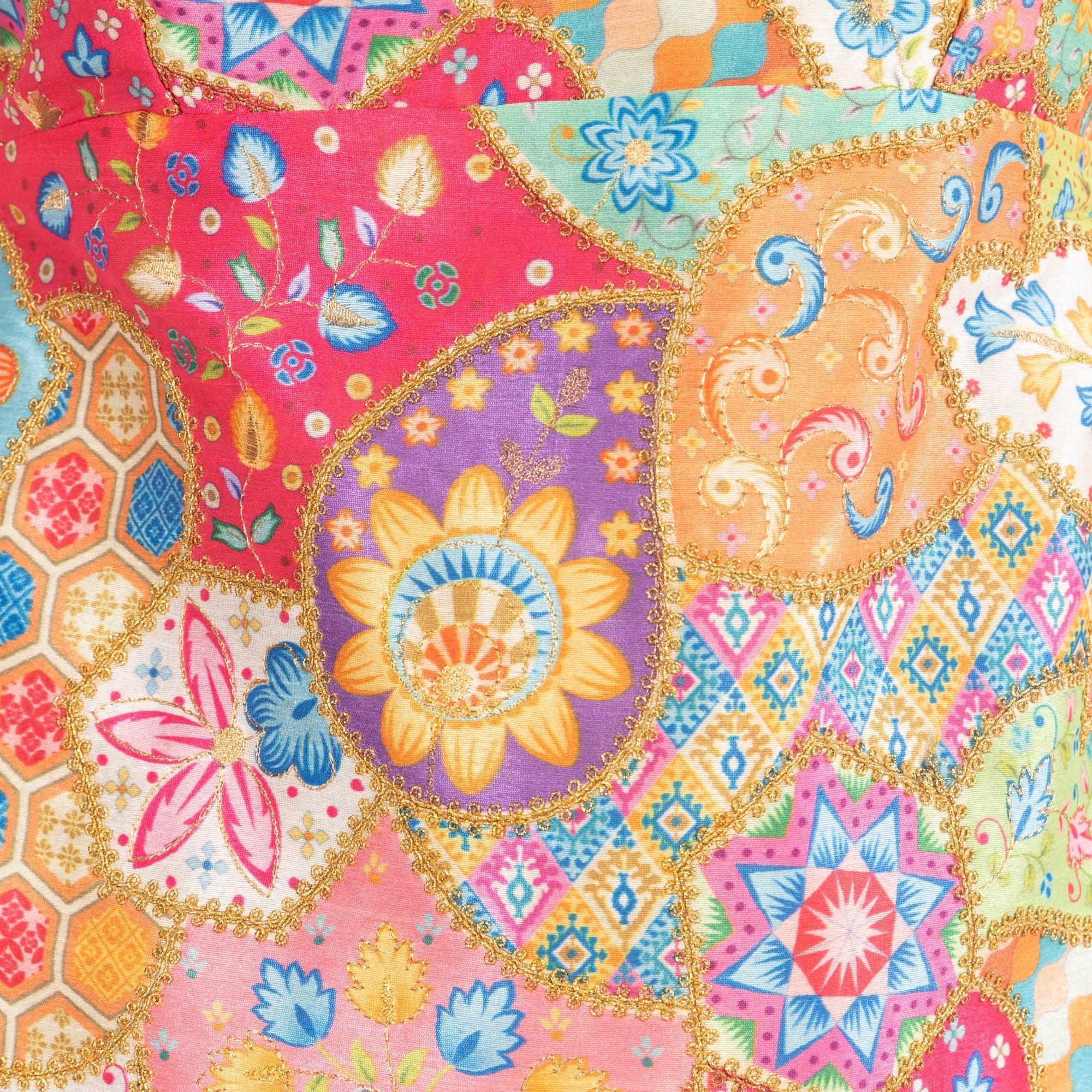 All-Over Embroidery Mini Dress - Image 3